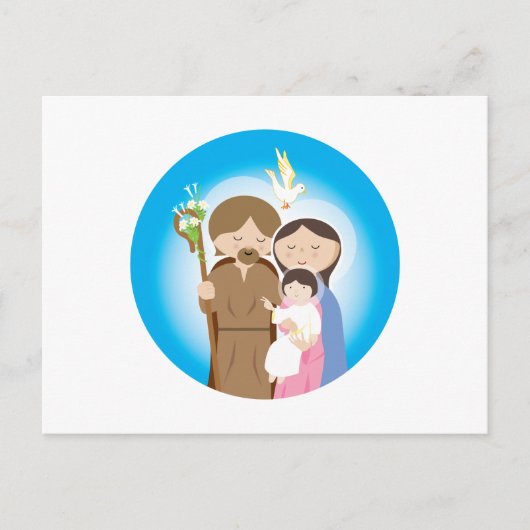De Heilige Familie Briefkaart (Voorkant)