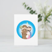 De Heilige Familie Briefkaart (Staand voorkant)