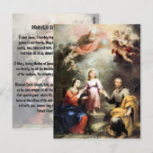 De Heilige Familie Briefkaart (Voorkant / Achterkant)