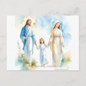 De Heilige Familie Briefkaart (Voorkant)