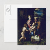 De Heilige Familie c.1518 Briefkaart (Voorkant / Achterkant)