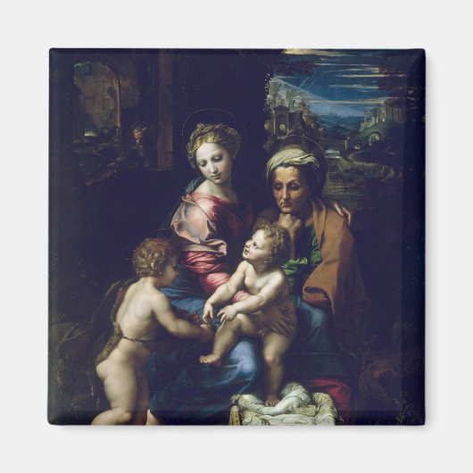 De Heilige Familie c.1518 Magneet (Voorkant)