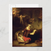 De Heilige Familie, c.1645 Briefkaart (Voorkant / Achterkant)