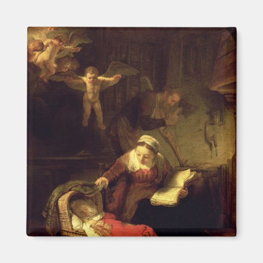 De Heilige Familie, c.1645 Magneet (Voorkant)