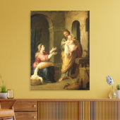 De Heilige Familie, c.1660-70 Canvas Afdruk (Insitu (Woonkamer))