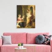 De Heilige Familie, c.1660-70 Canvas Afdruk (Insitu (Woonkamer))