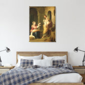 De Heilige Familie, c.1660-70 Canvas Afdruk (Insitu (Slaapkamer))