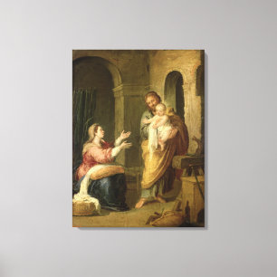 De Heilige Familie, c.1660-70 Canvas Afdruk
