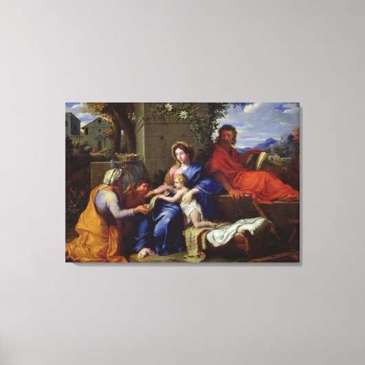 De Heilige Familie Canvas Afdruk (Voorkant)