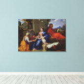 De Heilige Familie Canvas Afdruk (Insitu (Houten vloer))