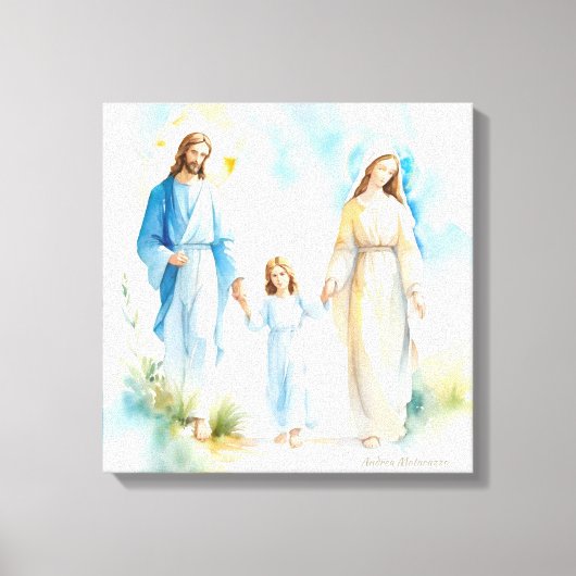 De Heilige Familie Canvas Afdruk (Voorkant)