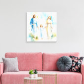 De Heilige Familie Canvas Afdruk (Insitu (Woonkamer))