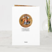 De Heilige Familie - de Doni Tondo Feestdagen Kaart (Achterkant)