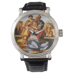 De Heilige Familie. De Doni Tondo Horloge