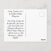 De Heilige Familie door Bouguereau Briefkaart (Achterkant)