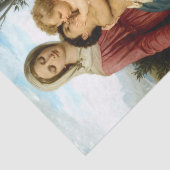 De Heilige Familie door Bouguereau, Decoupage Tissuepapier (Detail)