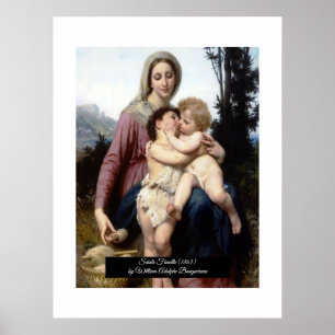 De Heilige Familie door Bouguereau Poster