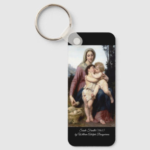 De Heilige Familie door Bouguereau Sleutelhanger