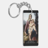 De Heilige Familie door Bouguereau Sleutelhanger (Voorkant Links)