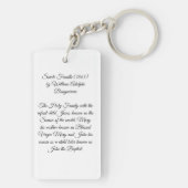 De Heilige Familie door Bouguereau Sleutelhanger (achterkant)