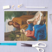 De Heilige Familie door Josef Arnold de Ouder Tissuepapier (Craft)