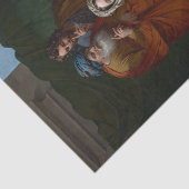 De Heilige Familie door Joseph Paelinck Tissuepapier (Detail)