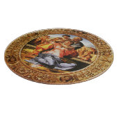 De Heilige Familie door Michelangelo Buonarroti Snijplank (Hoek)