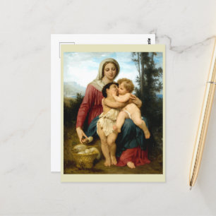 De Heilige Familie door William Bouguereau Briefkaart
