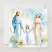 De Heilige Familie Flat Kaart (Voorkant)