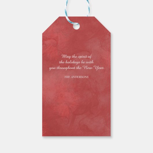 De Heilige Familie, Jan Brueghel Feestdagen Cadeaulabel (Achterkant)