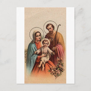 De Heilige Familie - Jezus, Mary en Joseph Briefkaart