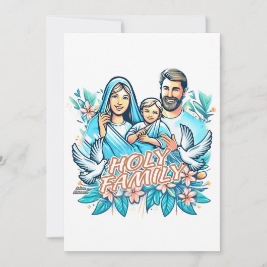 De Heilige Familie Kaart (Voorkant)