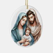 De Heilige Familie Keramisch Ornament (Rechts)