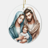 De Heilige Familie Keramisch Ornament (Links)