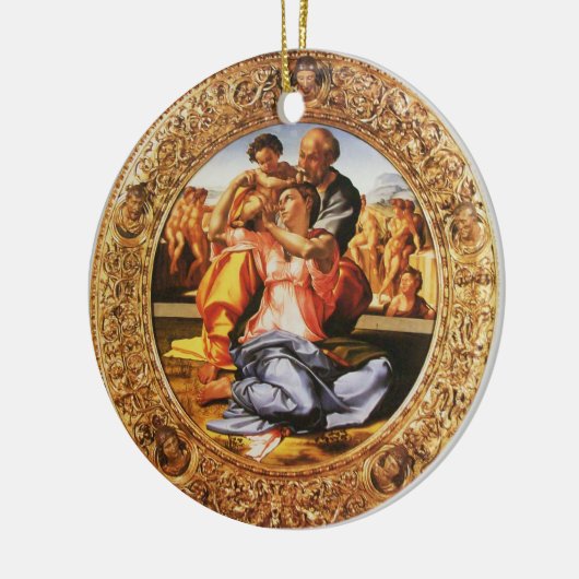 De Heilige Familie Keramisch Ornament (Links)