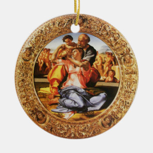 De Heilige Familie Keramisch Ornament