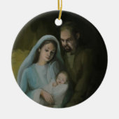 De Heilige Familie Keramisch Ornament (Voorkant)