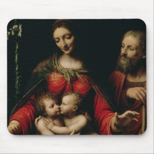 De Heilige Familie met de Baby St. John Muismat