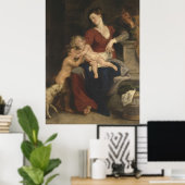 De Heilige Familie met de Mand Poster (Thuiskantoor)