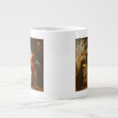 De Heilige Familie met heiligen Grote Koffiekop (Voorkant)