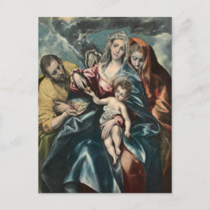 De Heilige Familie met Maria Magdalena door El Gre Briefkaart