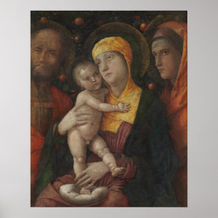 De Heilige Familie met Saint Mary Magdalene Poster