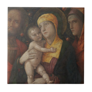 De Heilige Familie met Saint Mary Magdalene Tegeltje
