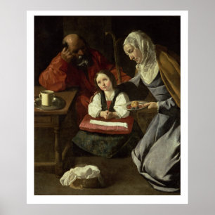 De Heilige Familie (olie op canvas) (zie voor meer Poster