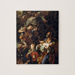 De Heilige Familie (olie op doek) Legpuzzel