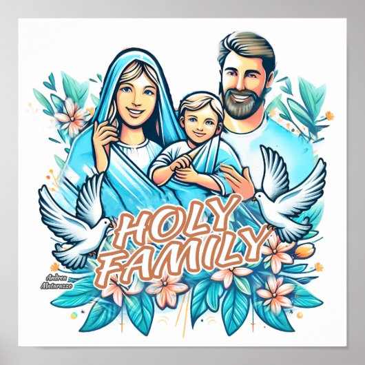 De Heilige Familie Poster (Voorkant)