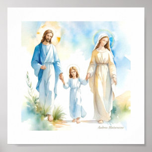 De Heilige Familie Poster