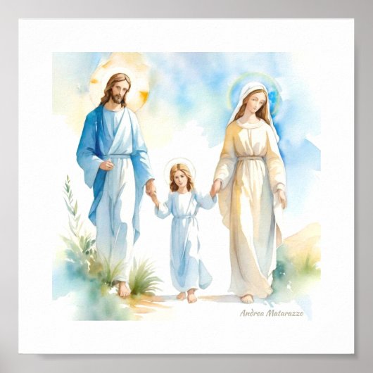 De Heilige Familie Poster (Voorkant)