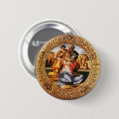 De Heilige Familie Ronde Button 5,7 Cm (Voorkant /achterkant)