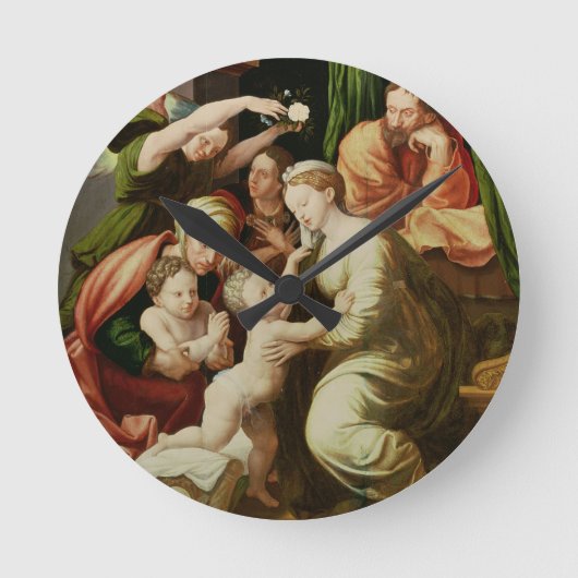 De Heilige Familie Ronde Klok (Voorkant)